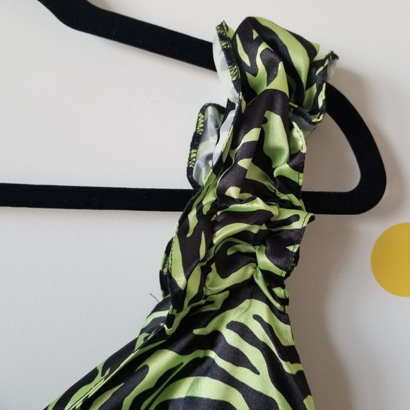 Capsule 98 - Zebra Green Dress - Size 8 - Picture 8 of 10